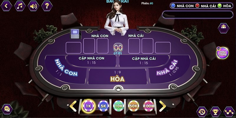 Tuyệt đối không được hoảng loạn hay mất kiểm soát khi chơi baccarat Sun52