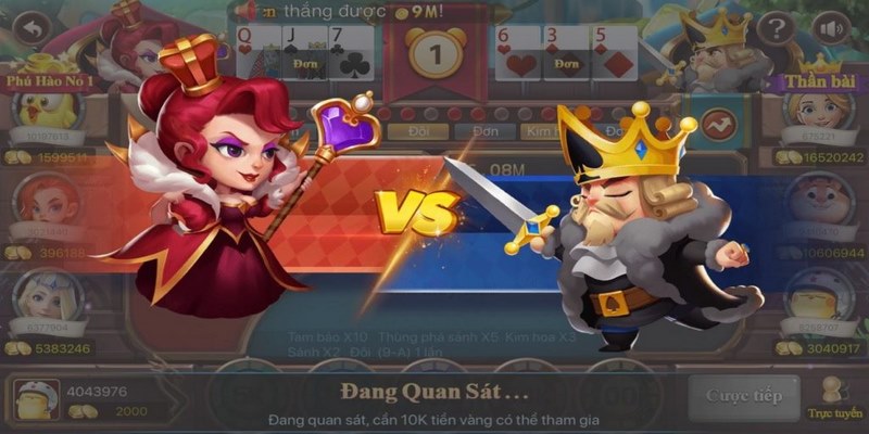 Đại chiến đỏ đen Sun52 là game nổi tiếng được rất nhiều cao thủ yêu thích