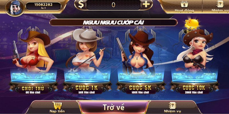 Ngưu ngưu cướp Sun52 cái phổ biến là game trực tuyến có tỷ lệ thưởng cao